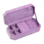 Smykkeskrin i velour til rejser fra TAIMY — Syrenmauve